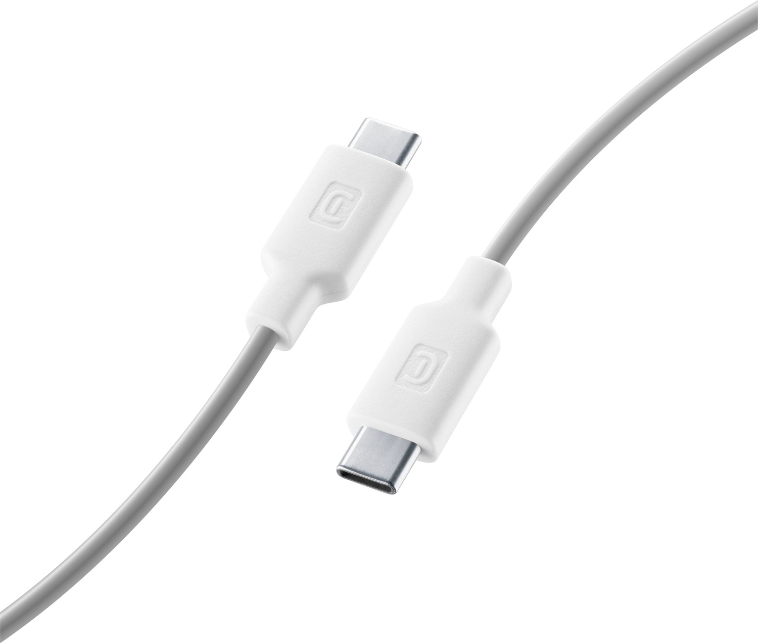 Cellularline Cavo di Ricarica e Dati USB-C a USB-C 1m Bianco