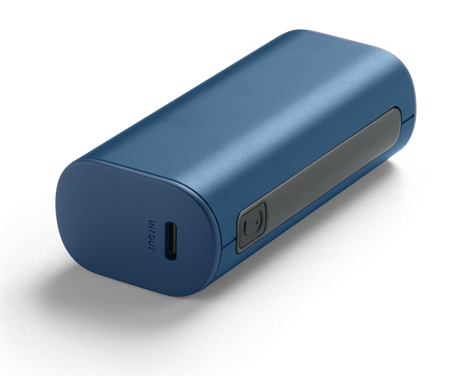 Cellularline Power Bank THUNDER 5000 - Caricabatterie Portatile Extra Compatto 5000 mAh, 12W, Porta USB-C, Colore Blu