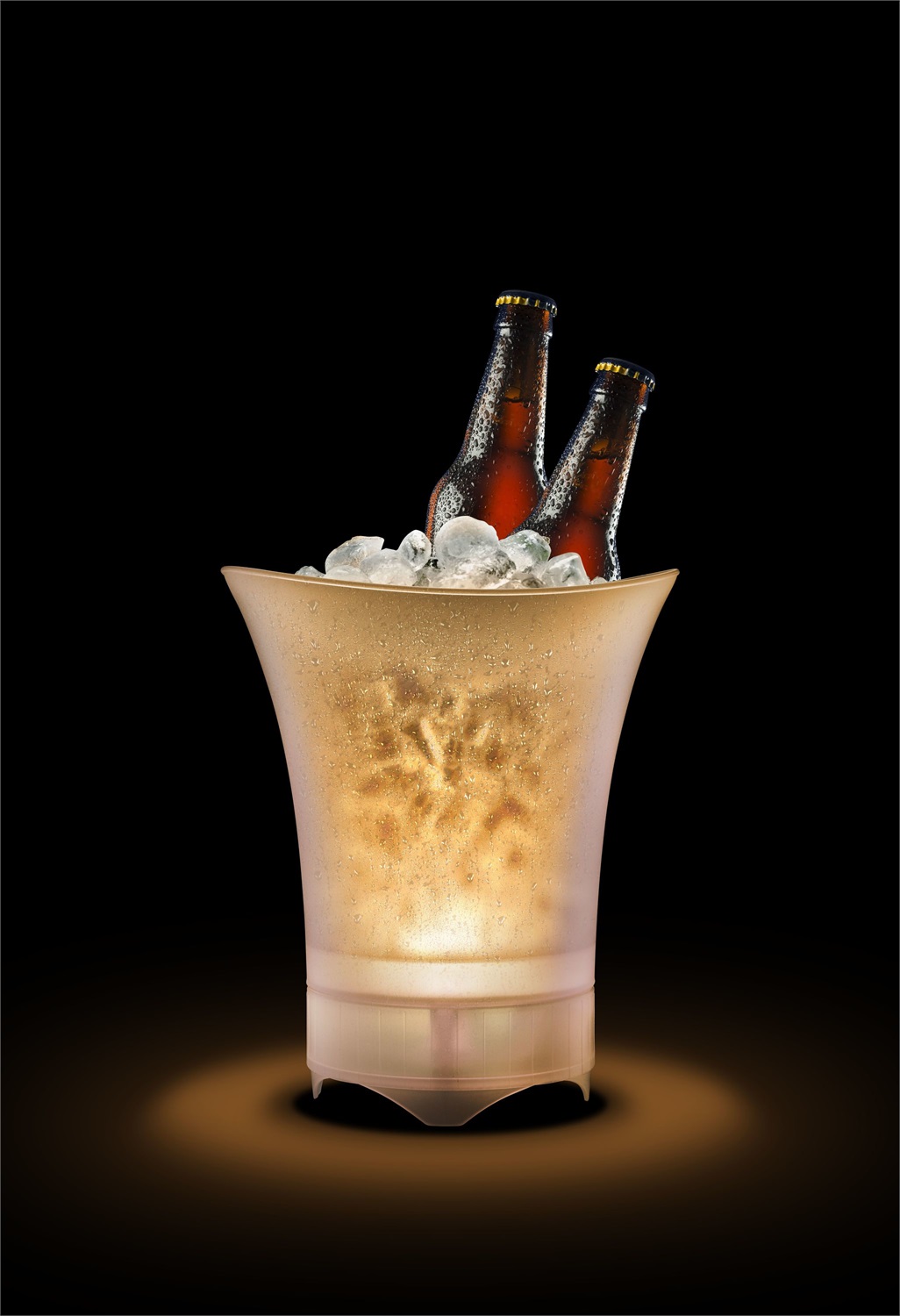 Cellularline ICE MUSIC BUCKET - Altoparlante Wireless Bianco con Potenza 5W e Design Secchiello