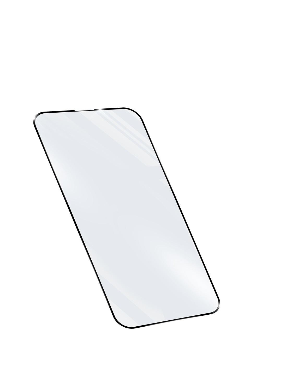 Cellularline Impact Glass Capsule - Vetro Temperato 9H con Cornice Nera per iPhone 15 Plus / 15 Pro Max - Protezione da Bordo a Bordo