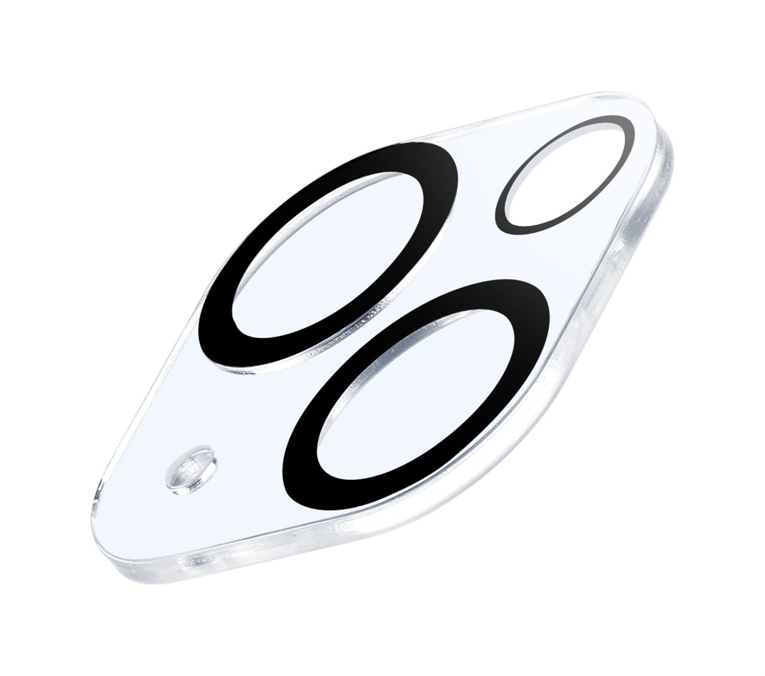 Cellularline Camera Lens - Vetro Temperato per iPhone 15 / 15 Plus - Protezione Fotocamera Resistente ai Graffi