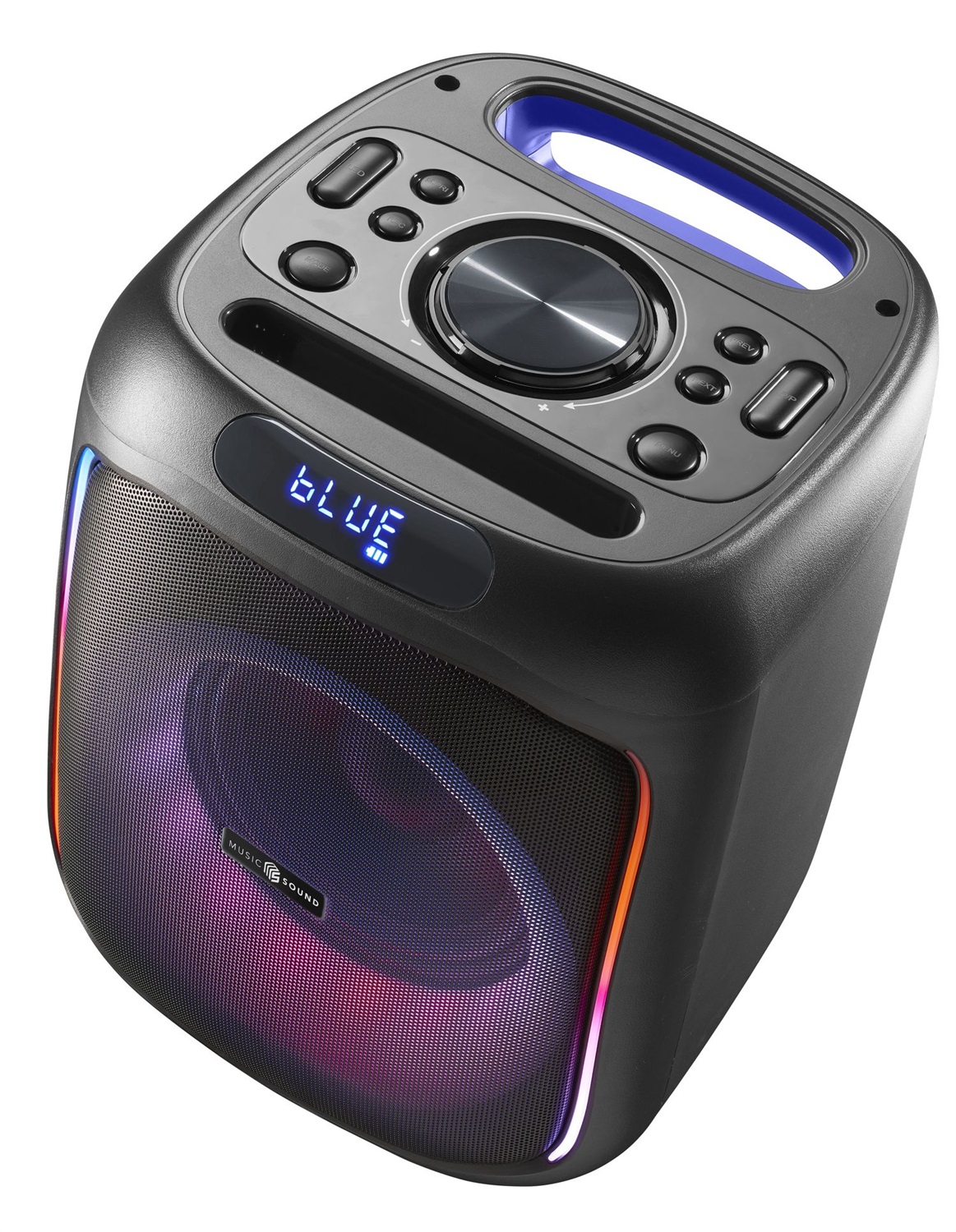 CELLULARLINE Music Sound - Sound Box Bluetooth 40W con Luci RGB, Telecomando e 5 Ore di Playtime - Nero