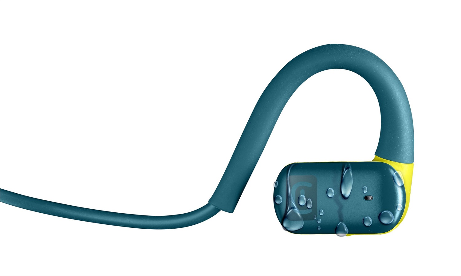 Cellularline Auricolari Bluetooth Open-ear Spirit - Verde/Lime, Design Sicuro per Sport e Musica, 7 Ore di Autonomia