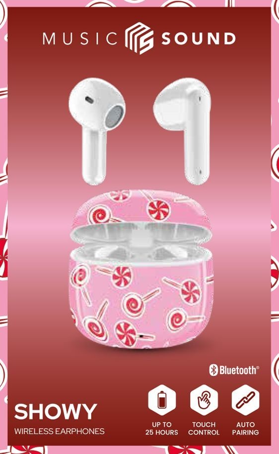 CELLULARLINE Auricolari Capsule Music Sound True Wireless - Bluetooth, Design a Capsula, Custodia di Ricarica, Microfono, Fino a 25 Ore di Ascolto