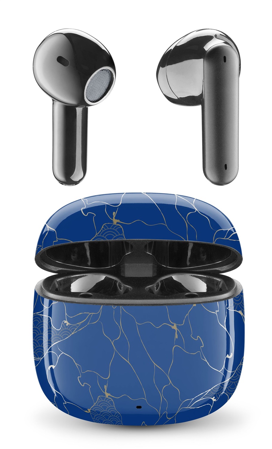 CELLULARLINE Auricolari Capsule Music Sound True Wireless - Bluetooth, Custodia di Ricarica, Microfono, Fino a 25 Ore di Ascolto