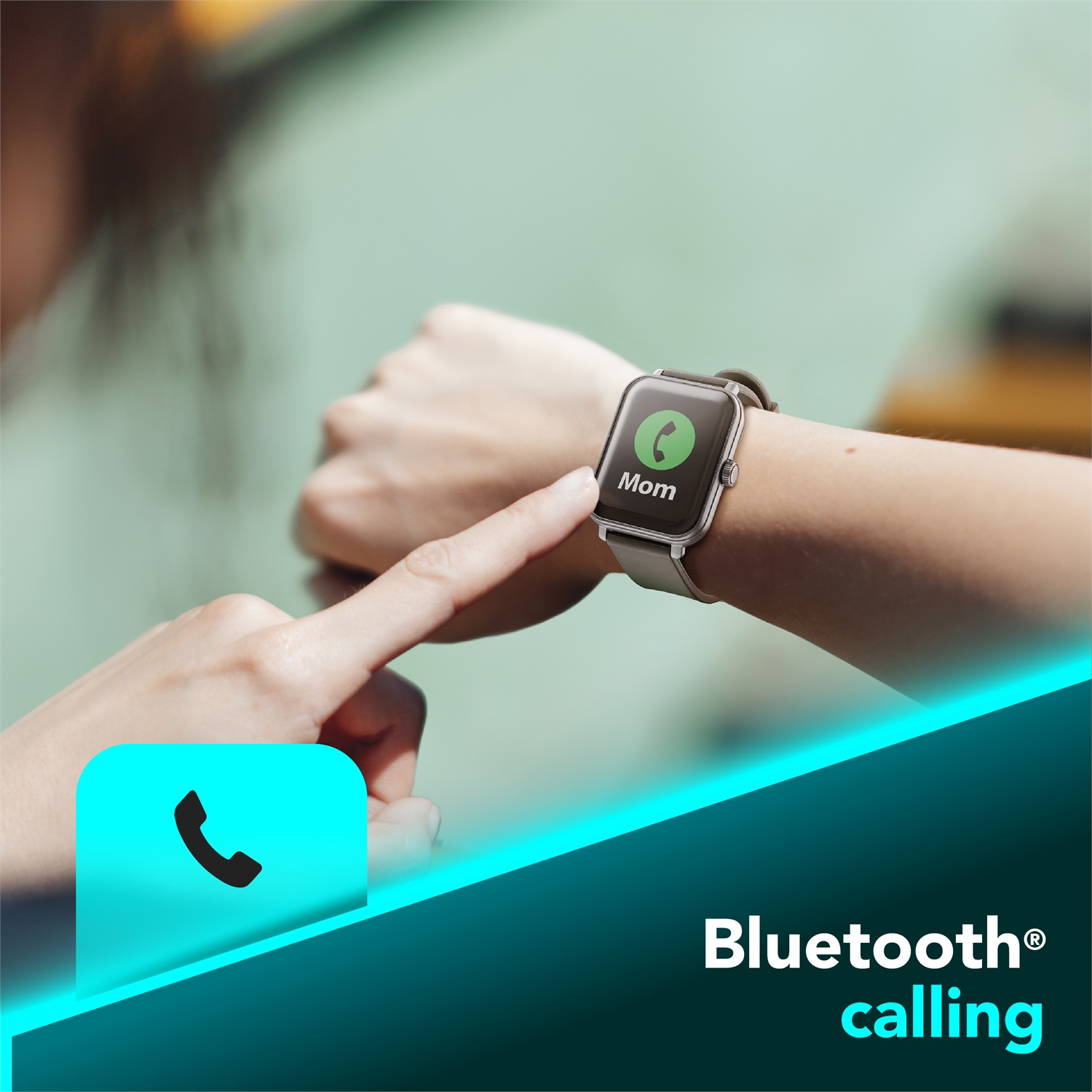 Cellularline ION PRO SQUARE - Smartwatch Bluetooth® 1.83