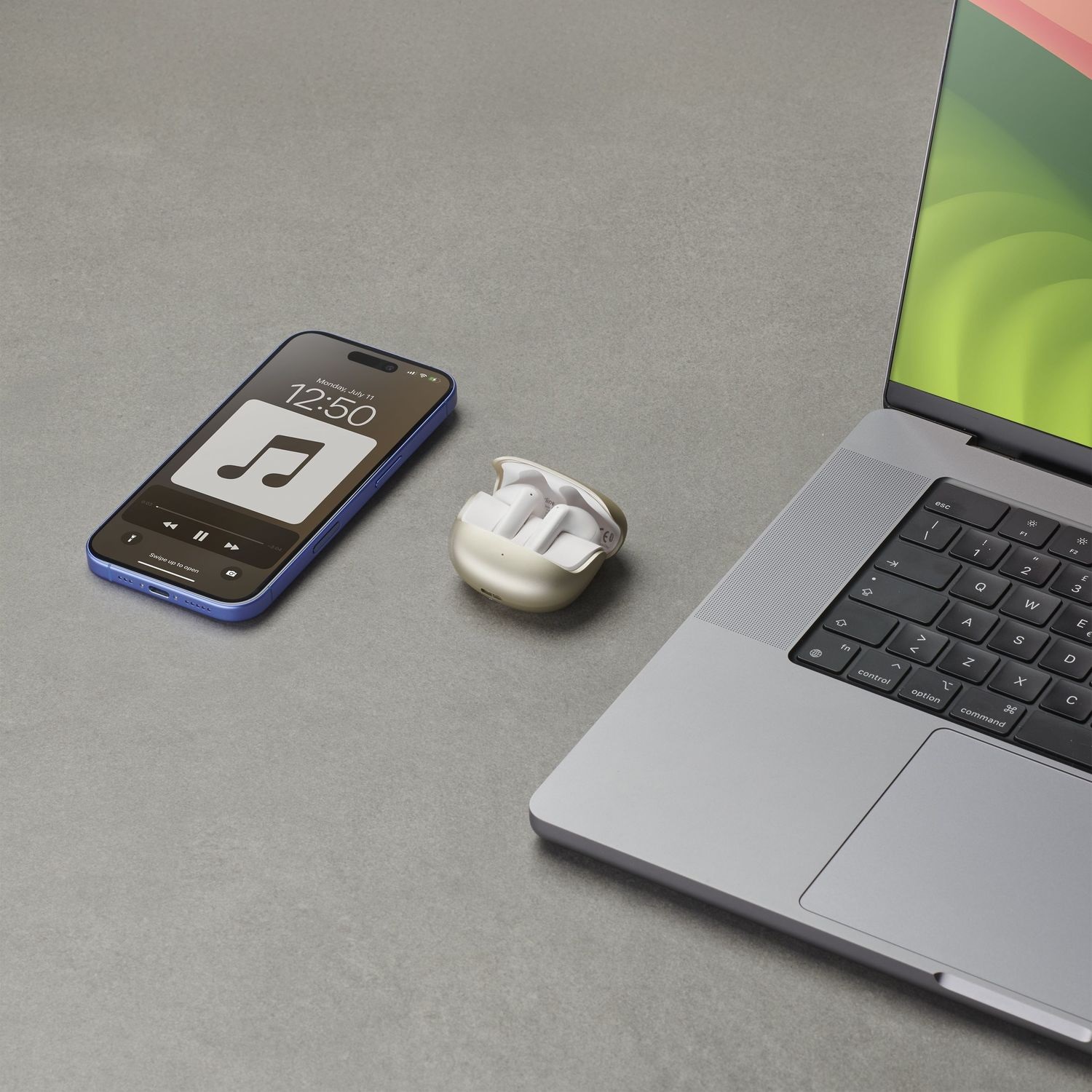 Cellularline CALL PURELY Auricolari Bluetooth Oro con 4 Microfoni e Cancellazione del Rumore Ambientale