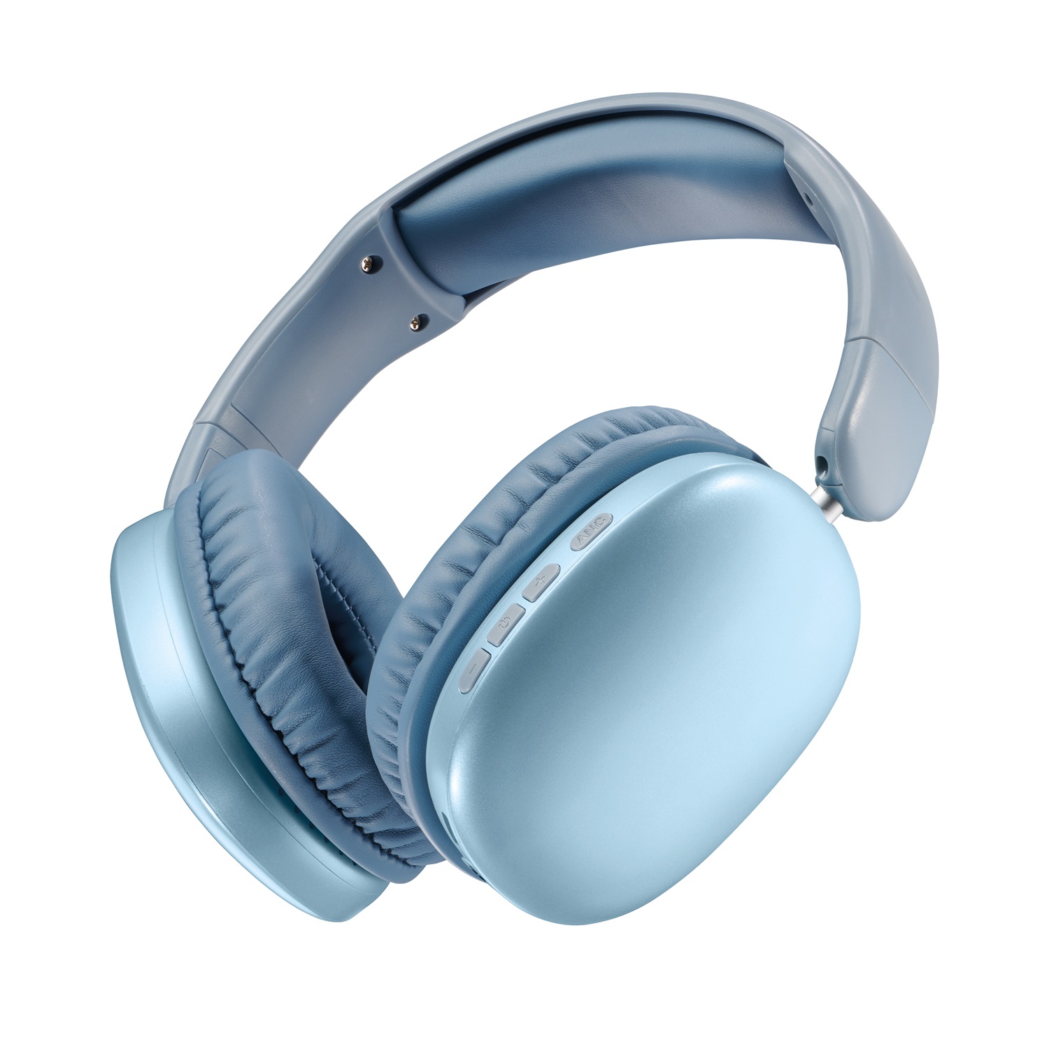 Music Sound MAXI3 Cuffie Wireless Over-ear con Cancellazione Attiva del Rumore, Audio Immersivo e Cristallino, Fino a 35 Ore di Autonomia, Ricarica USB-C, Blu