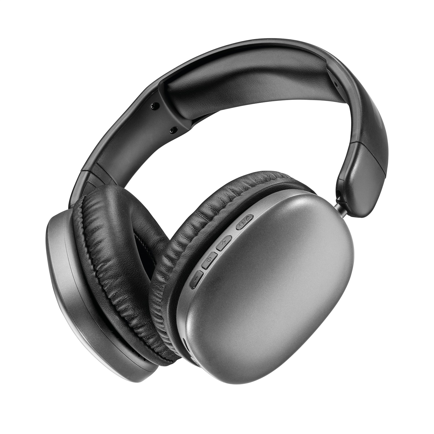 Music Sound MAXI3 Cuffie Wireless Over-ear con Cancellazione Attiva del Rumore, Audio Immersivo, Fino a 35h di Playtime, Ricarica USB-C, Nero