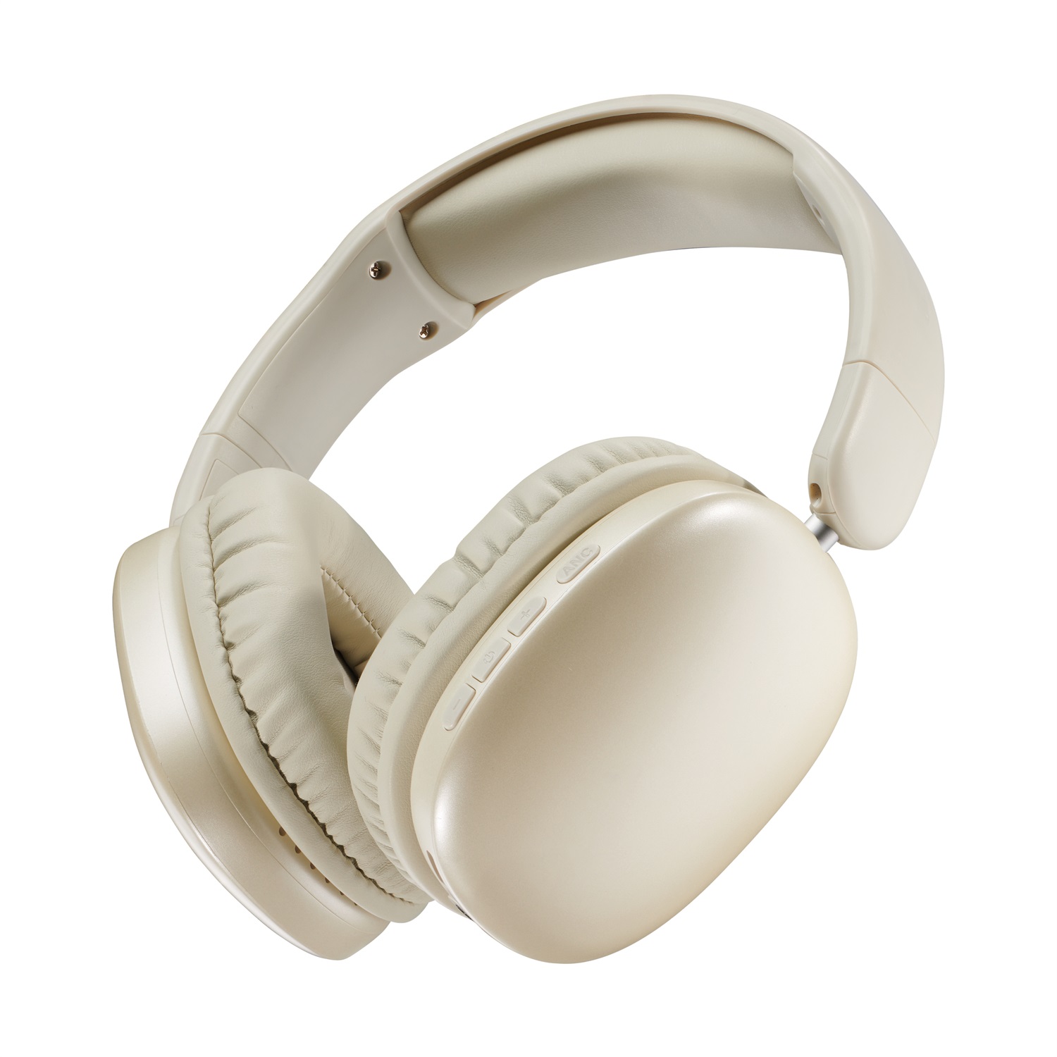 Music Sound MAXI3 Cuffie Wireless Over-ear con Cancellazione Attiva del Rumore, Audio Immersivo, Fino a 35h di Playtime, Ricarica USB-C, Bianco