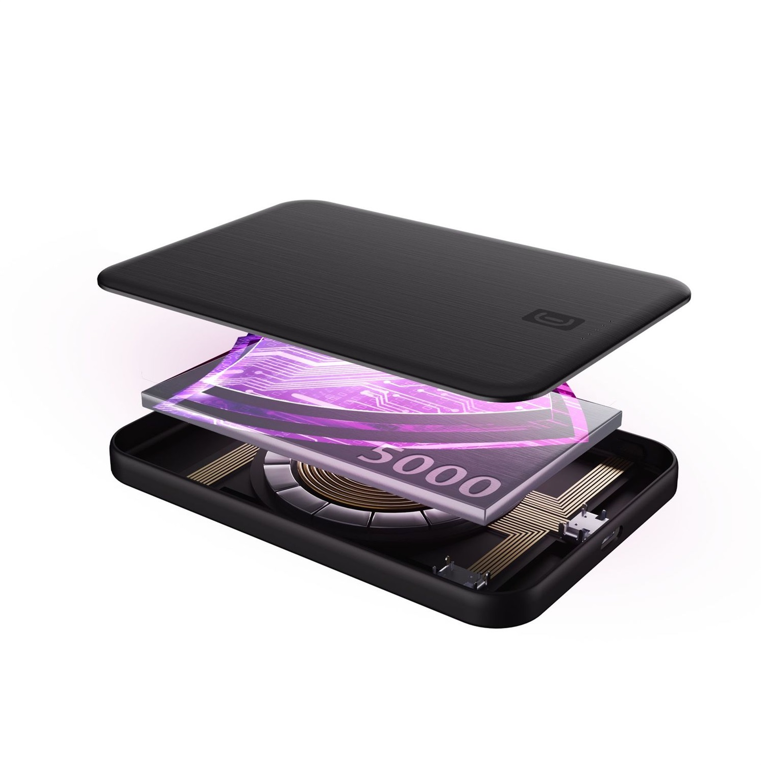 Cellularline Power Bank Mag Airy 5000mAh Qi2 25W - Ultra-sottile e Sicuro