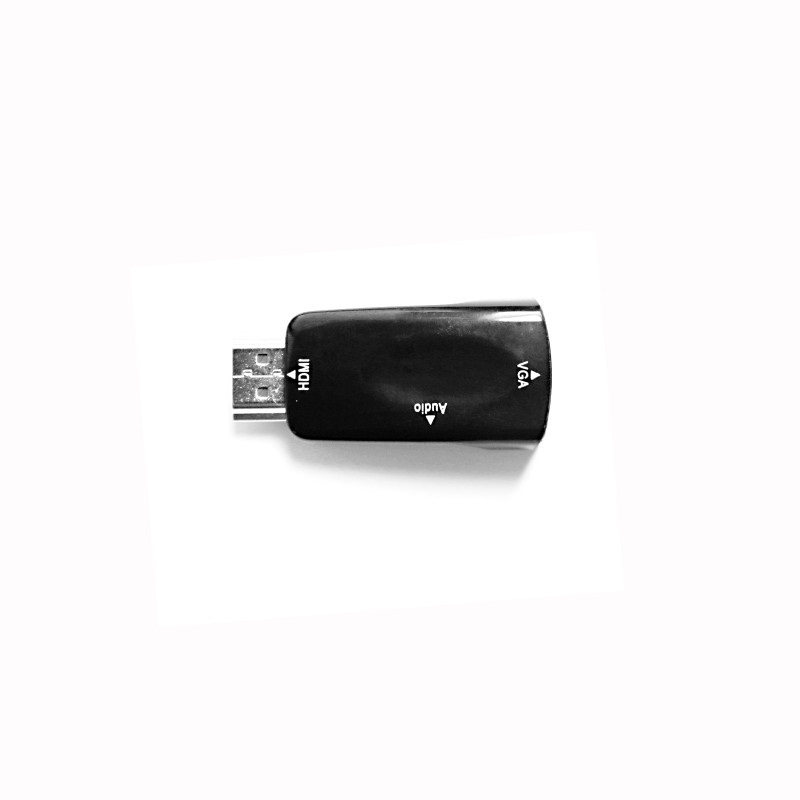 Ekon Adattatore HDMI a VGA Femmina-Maschio per PC, TV, Smart TV, Laptop e Monitor