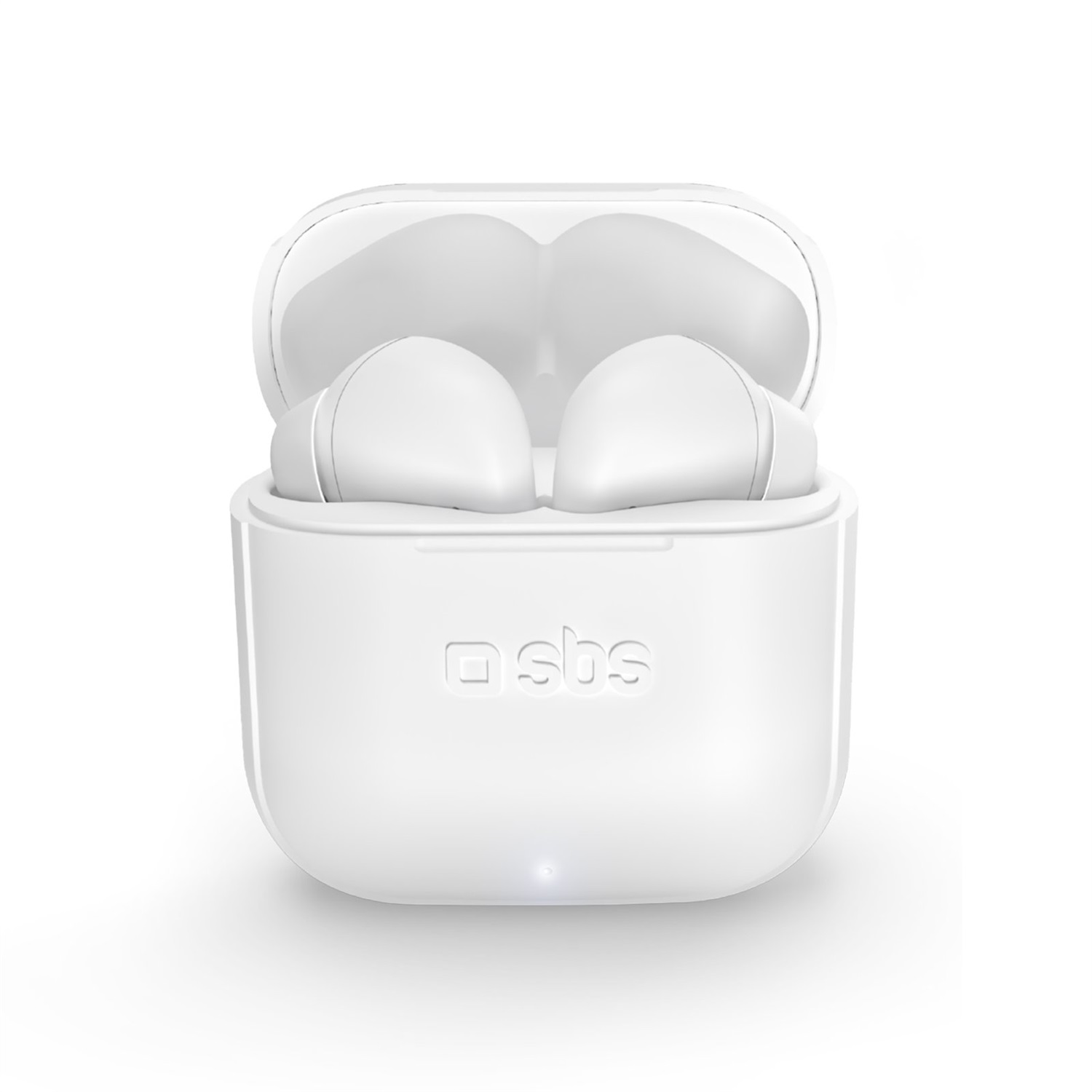 SBS Beat Free Auricolare True Wireless Stereo (TWS) In-ear Bianco con Touch Control, Musica e Chiamate, Compatibile con iPhone e Android