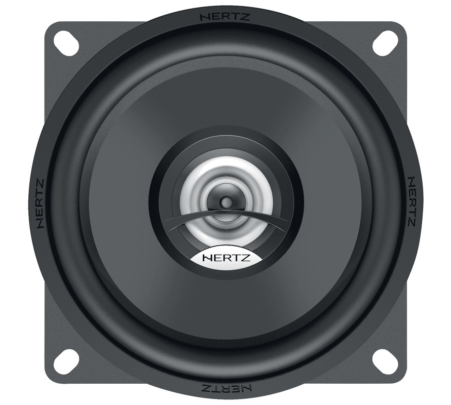 HERTZ DCX 100.3 - Altoparlanti Coassiali 100mm con Tweeter in PEI e Woofer in Polipropilene, Potenza Max 60W