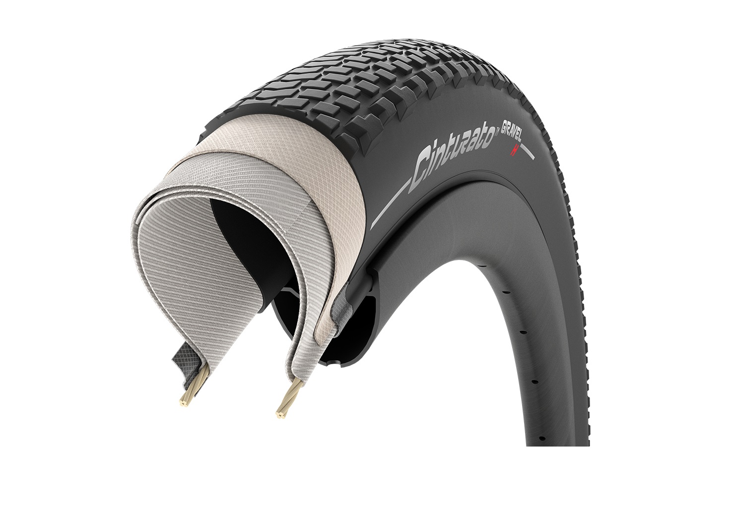 Pirelli Cinturato Gravel Hard Pack 700x45 - Copertone Tubeless Ready Nero con Speedgrip Compound