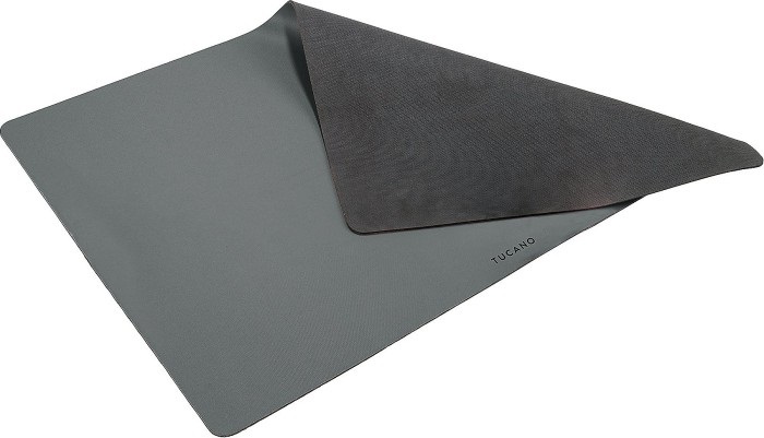 Tucano MA-DP-DG Sottomano Neoprene Grigio - 67x42 cm, Protezione per Scrivania, Arrotolabile