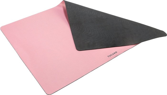 Tucano Desk Pad Maxitappeto da Scrivania in Neoprene Rosa 670x420mm - Protezione e Organizzazione per Computer