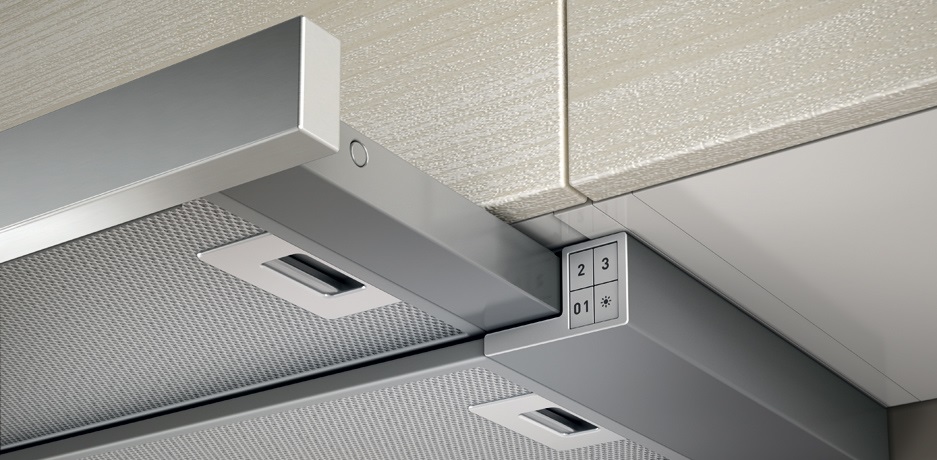 Elica ELITE14 LUX GRIX/A/60 Cappa da Incasso Aspirante 60 cm Argento e Acciaio Inox, Potenza 336 m³/h, 3 Velocità, Illuminazione Alogena