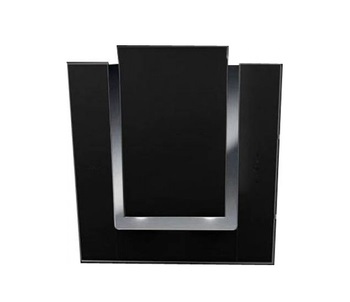 Elica PRF0010404A ICO Cappa a Parete Aspirante 80 cm Nero 801 m³/h Classe E, 60 dB, Comandi Touch, Filtro Antigrasso in Alluminio, Illuminazione LED