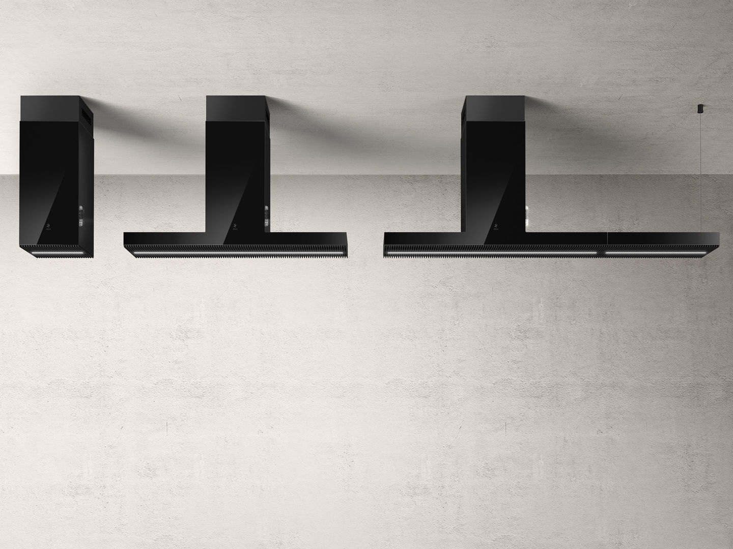 Elica HAIKU ISLAND BL/A/120 Cappa ad Isola 120 cm Vetro Nero Aspirante 720 m³/h Classe A