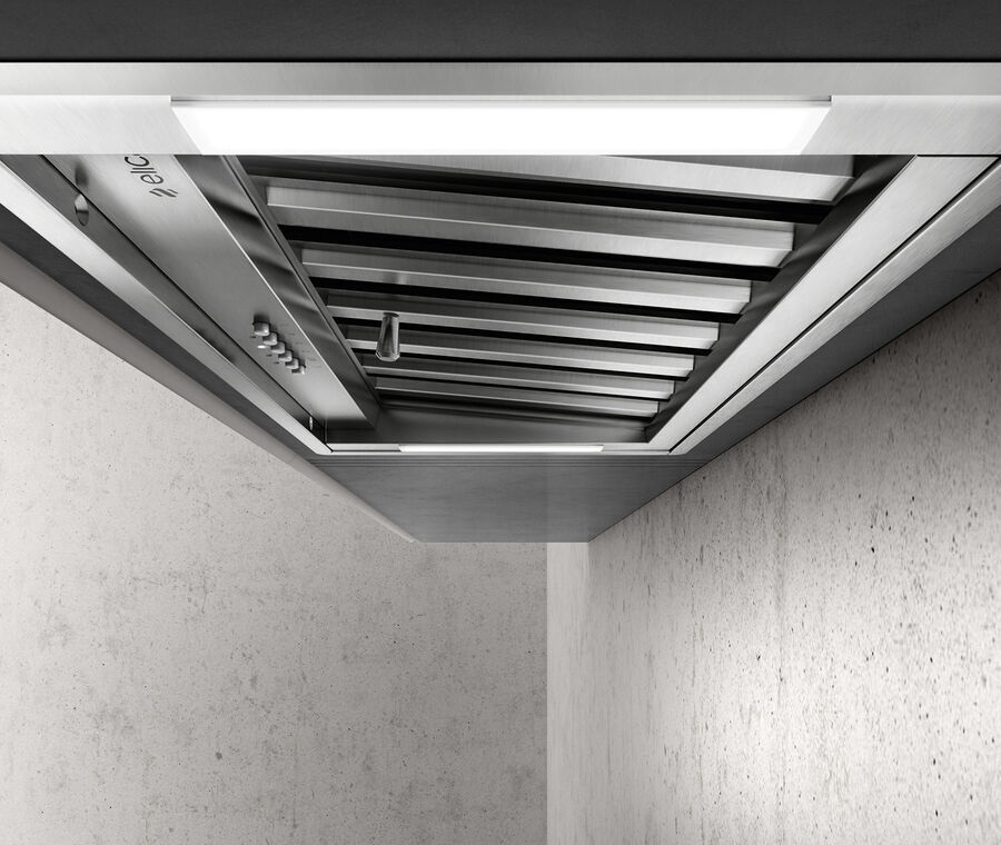 Elica CT35 PRO IX/A/90 Cappa a Incasso 90 cm Aspirante in Acciaio Inox 1100 m³/h