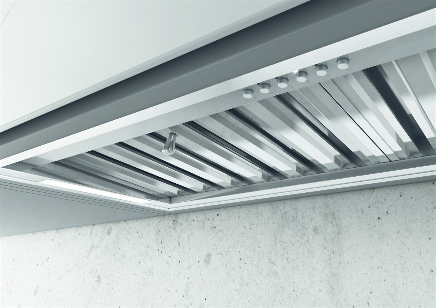 Elica Cappa da Incasso CT35 PRO IX/A/120, 120 cm, Acciaio Inox, Potenza 650 m³/h, Aspirante, Classe A