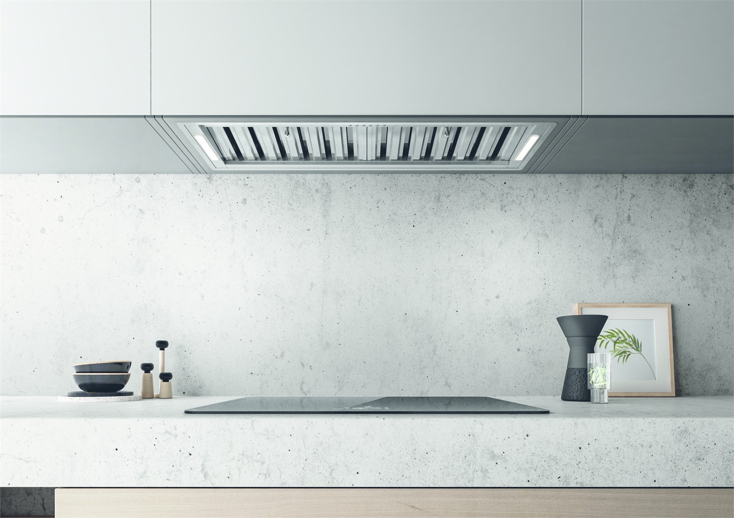 Elica Cappa da Incasso CT35 PRO IX/A/120, 120 cm, Acciaio Inox, Potenza 650 m³/h, Aspirante, Classe A