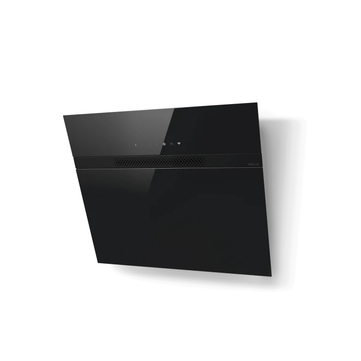 Elica Neat BL/A/60 Cappa Aspirante a Parete 60 cm Nero Vetro 650 m³/h Wi-Fi