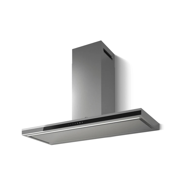 Elica Element IXBL/A/90 Cappa Aspirante a Parete 90 cm, Nero e Acciaio Inox, Potenza 620 m³/h, Classe Energetica A , 58 dB