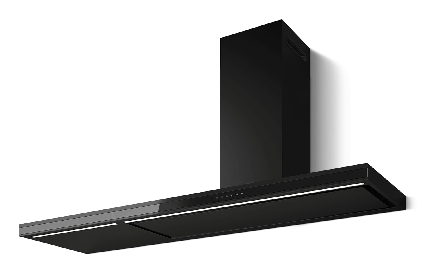 Elica Element Island Cappa Aspirante a Isola 180 cm Nero Opaco/Vetro Nero 620 m³/h Classe A