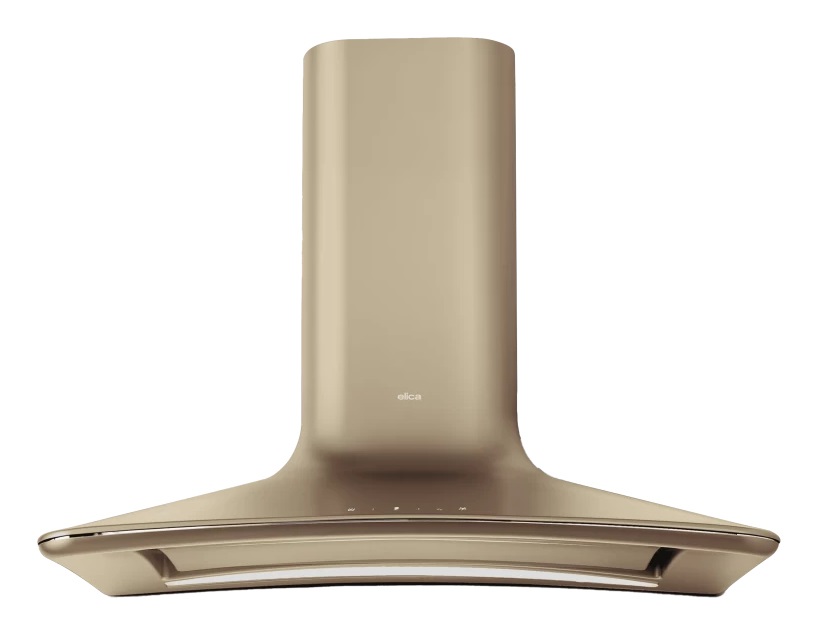 Elica Sweet Cappa Aspirante a Parete Bronzo 85 cm - Potenza 580 m³/h, Classe A, Illuminazione Led