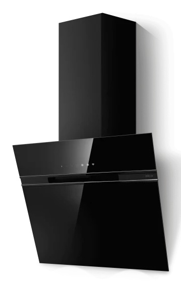Elica Stripe BL/A/60 Cappa Aspirante a Parete 60 cm Vetro Nero Wi-Fi 757 m³/h Classe B