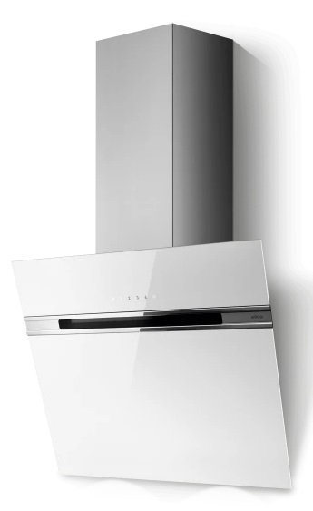 Elica Stripe WH/A/60 Cappa Aspirante a Parete 60 cm Vetro Bianco 757 m³/h Classe B Wi-Fi
