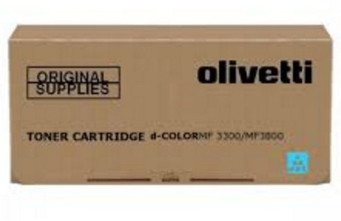 Olivetti B1101 Cartuccia Toner Originale Ciano - 10.000 Pagine, Compatibile con D-Color MF3300/3800