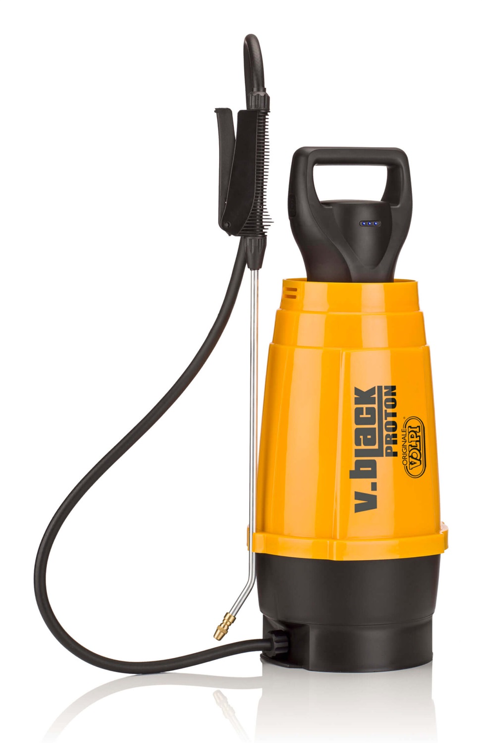 Volpi V.BLACK PROTON - Pompa a Pre-compressione Elettrica 7L con Batteria Ricaricabile e Lancia Curva