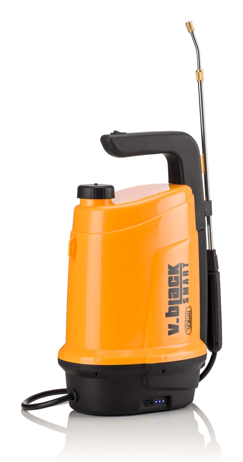 Volpi V-BLACK SMART Pompa Irroratrice Elettrica a Batteria 5L - A Spalla, Pressione Massima 2 bar