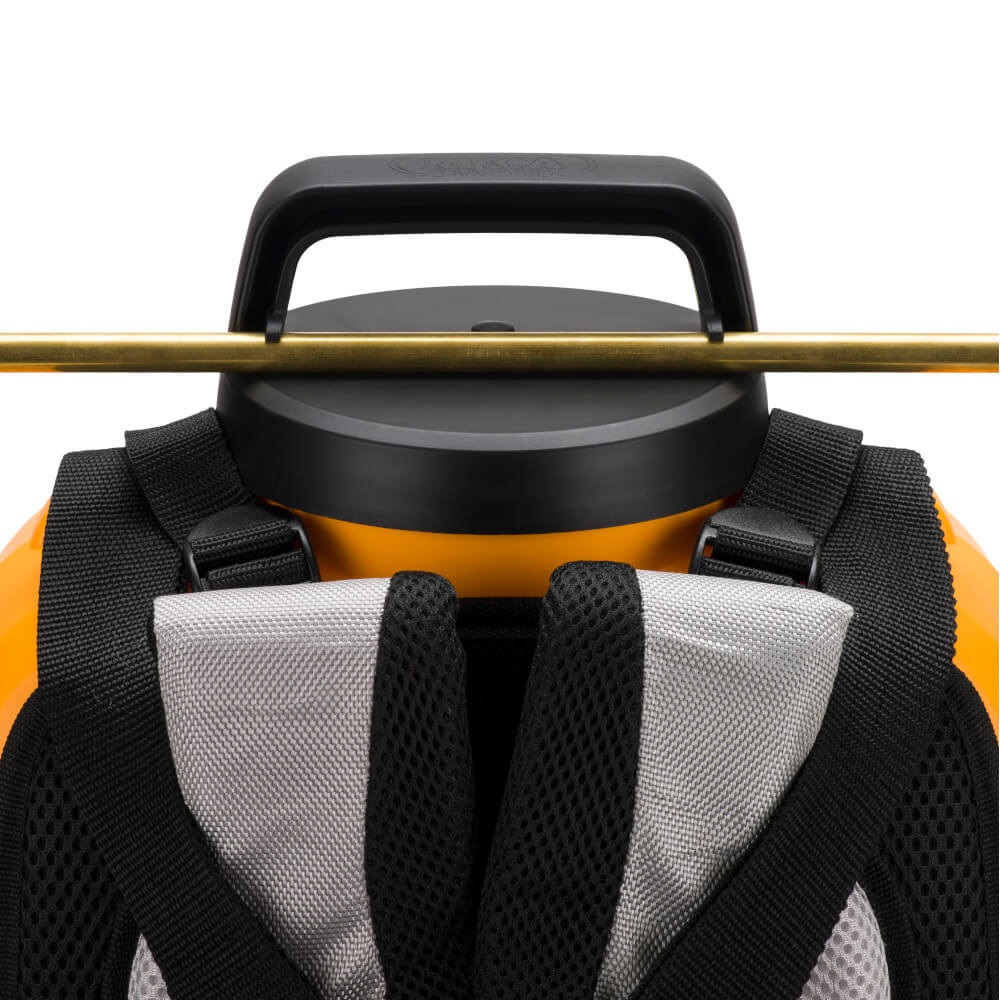 Volpi V-BLACK VITA 16 - Pompa Irroratrice Elettrica a Batteria da Giardino a Spalla, 16 L, Pressione Massima 5 Bar, Ugello Regolabile