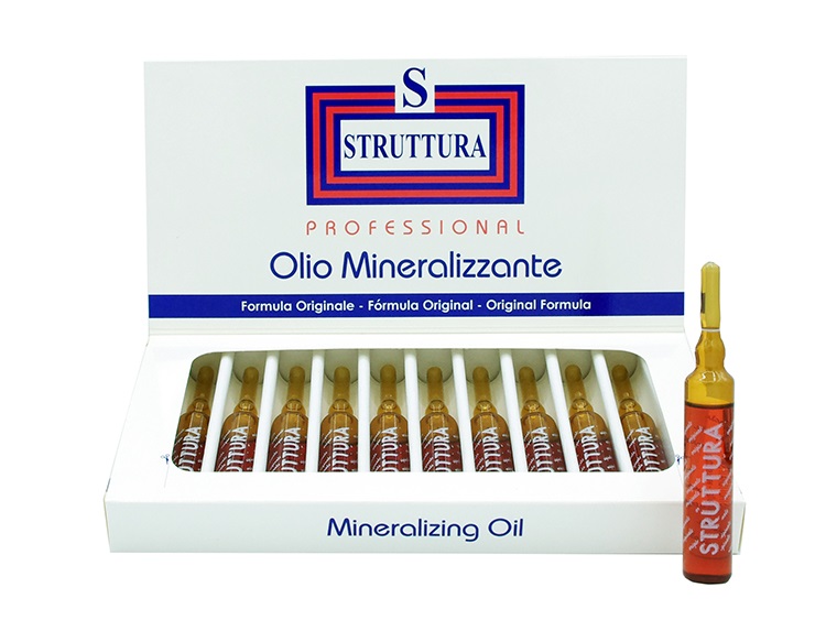 Studio Secret Olio Mineralizzante - 10 Fiale da 12 ml per Capelli Rovinati, Riparazione e Lucentezza