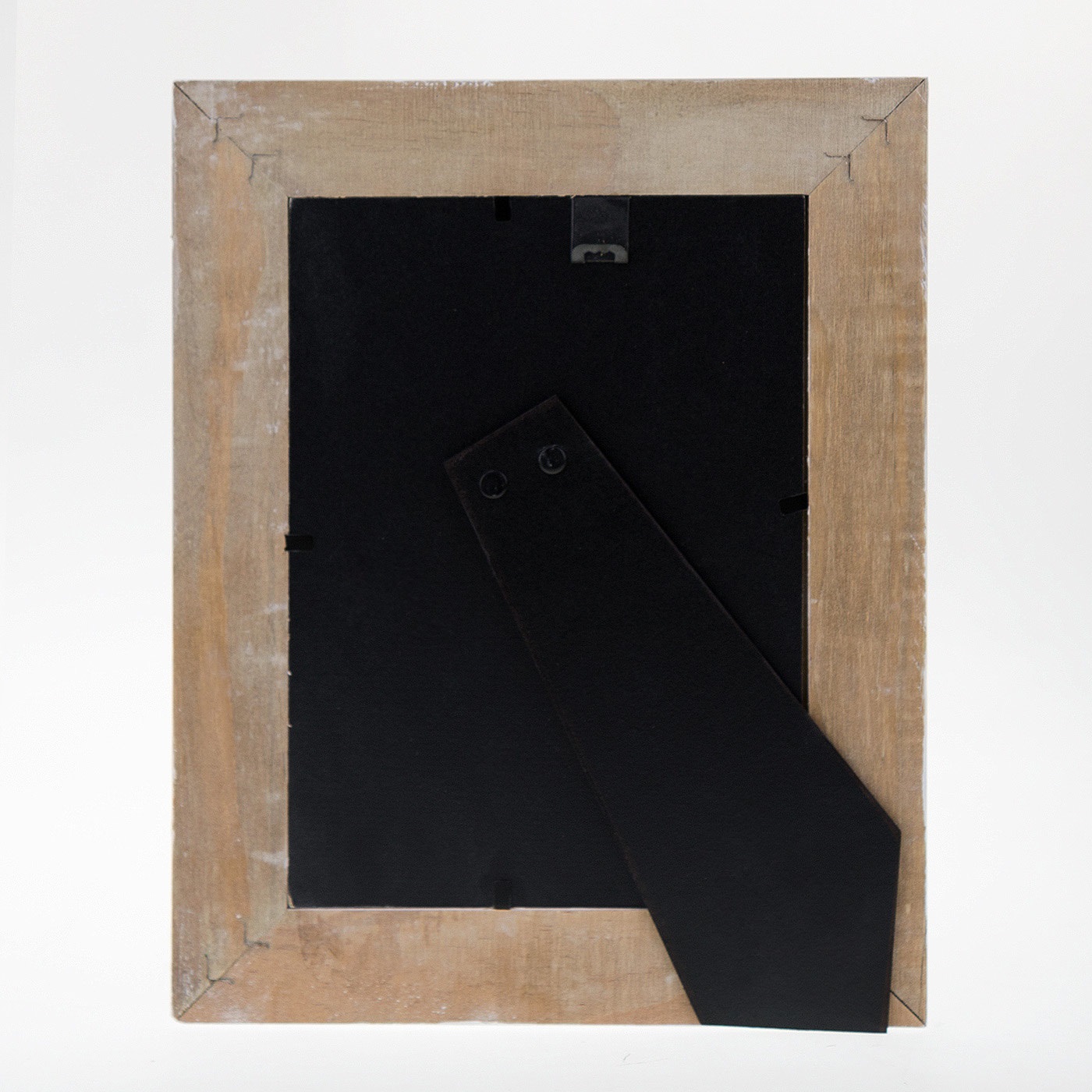 ZEP Levico Cornice Portafoto in Legno Beige/Bianco 13x18 cm con Appoggio e Ganci