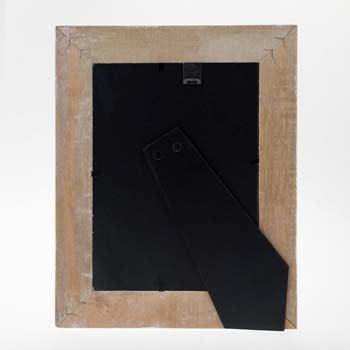 ZEP LEVICO Cornice portafoto in Legno Beige/Bianco per foto 15x20 cm con appoggio e ganci