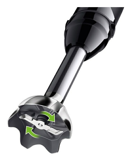 Braun MultiQuick 5 Pro MQ 55236 M Frullatore ad immersione 1000 W Nero, 0,6 L, 25 velocità, Antischizzo, 3 accessori, 5 anni di assistenza