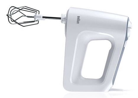 Braun HM3100WH MultiMix 3 Sbattitore Elettrico 500 W Bianco con 5 Velocità, Turbo e Sistema Easyclick