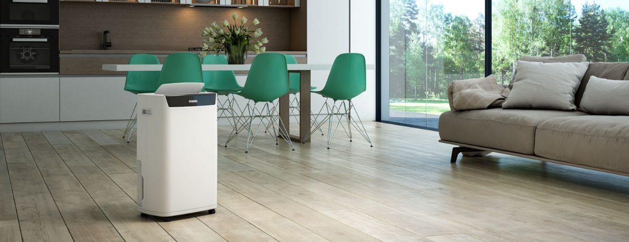 Olimpia Splendid Aquaria S1 24 P Deumidificatore Portatile 24L/24h, Tanica 5L, Wi-Fi, Rumorosità 38 dB, Potenza 390 W