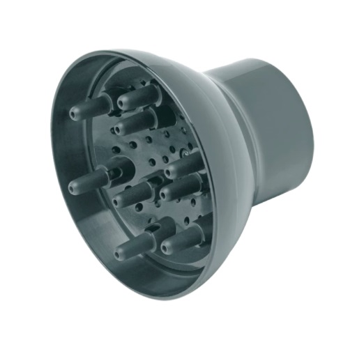 Parlux Diffusore a Doccia per Asciugacapelli 3500 Supercompact - Professionale, Nero, Ceramica e Ioni