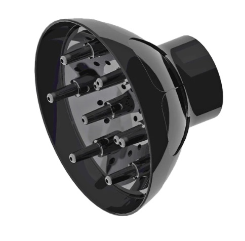 Parlux Diffusore Professionale 385 Big - Compatibile con Asciugacapelli Parlux 385 Power Light®, Nero