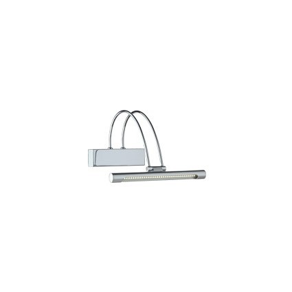 Ideal Lux BOW AP D26 Lampada da Parete LED in Metallo Cromo con Diffusore Inclinabile