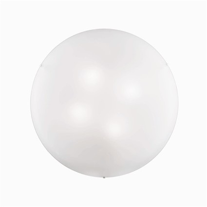 Ideal Lux Simply PL4 Lampada da Soffitto 4 Luci E27 60W Bianco