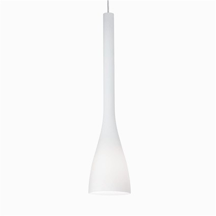 Ideal Lux Flut SP1 Big Lampada a Sospensione Bianco E27 60 W Design Moderno