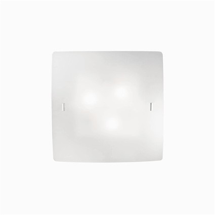 Ideal Lux CELINE PL3 Lampada da Soffitto 3 Luci in Metallo e Vetro - Dimensioni 390x90x390 mm