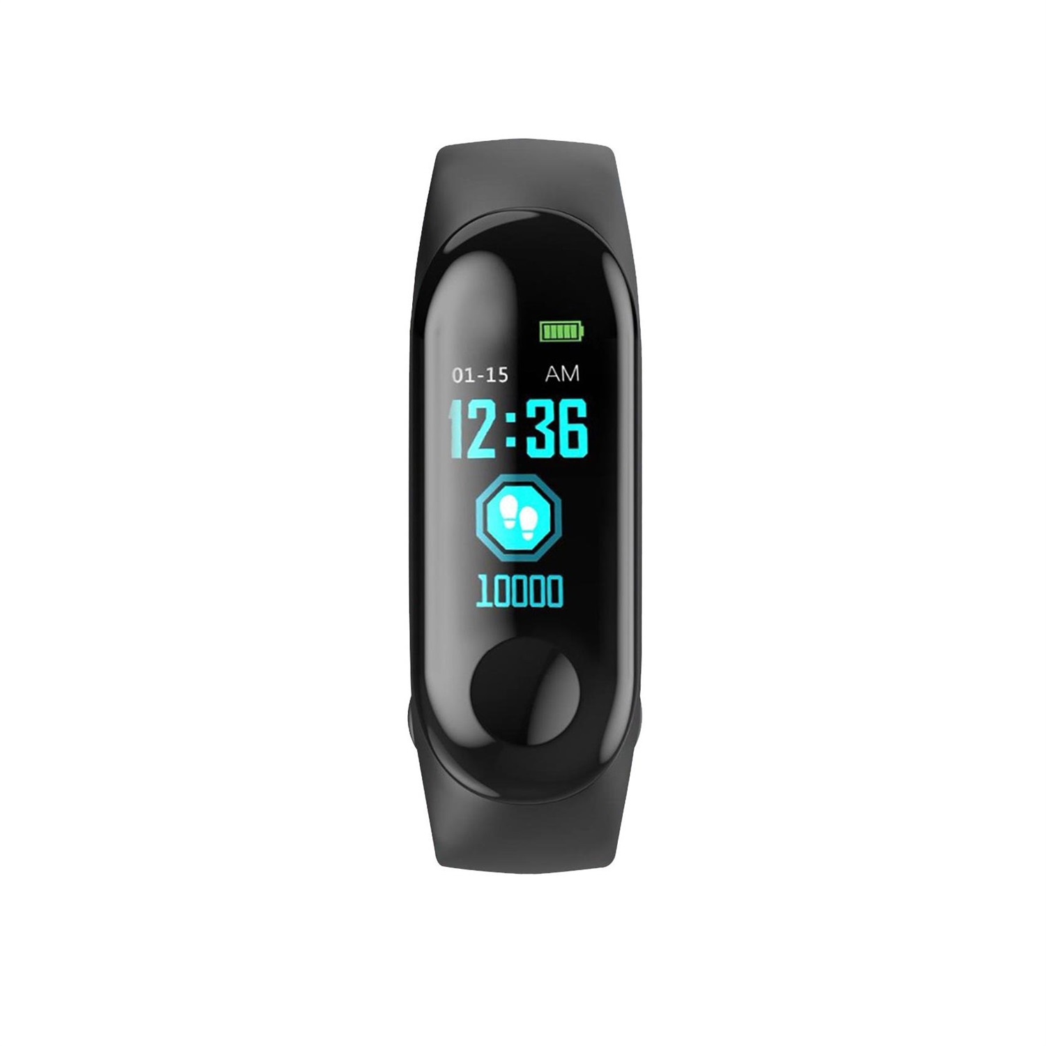 Celly TRAINERBANDBK Smartwatch Ultraleggero Nero con Display LCD Touch Screen 2,44 cm (0.96